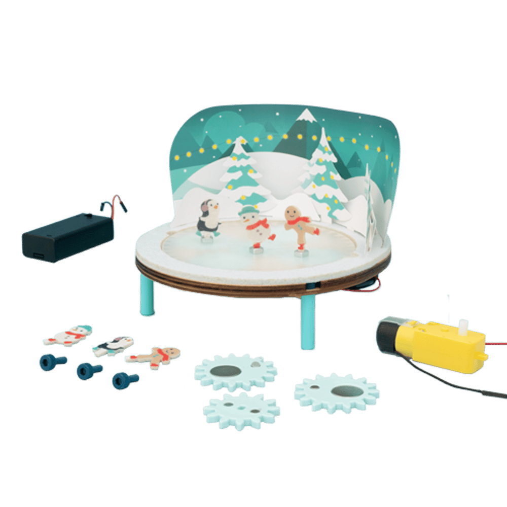 【加拿大直送】KiwiCo 機械溜冰場工程套裝 - DIY 齒輪動力科學玩具 (運輸時間約需 10 至 14 個工作天)-STEM玩具-Kidrise🧒🏻STEM香港教育玩具｜STEAM科學實驗玩具｜STEM幼兒教育玩具｜啟智早教玩具｜蒙特梭利教具