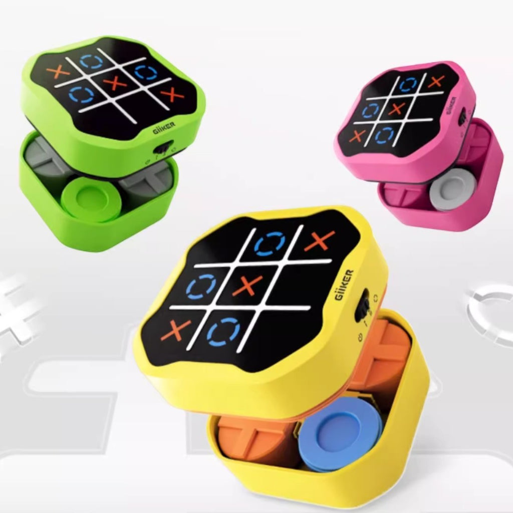 GIIKER® 三合一超級井字棋益智電子遊戲盒-STEM玩具-Kidrise🧒🏻STEM香港教育玩具｜STEAM科學實驗玩具｜STEM幼兒教育玩具｜啟智早教玩具｜蒙特梭利教具