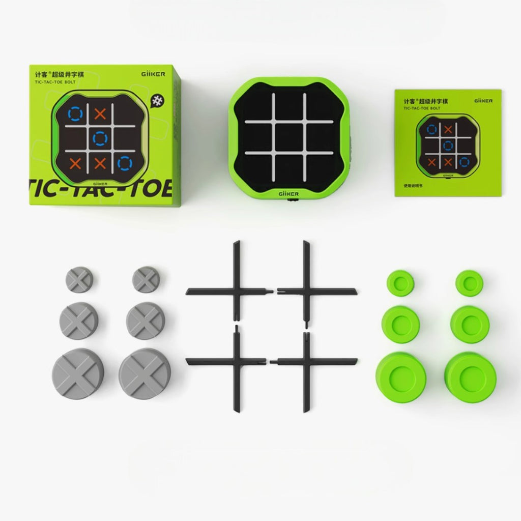 GIIKER® 三合一超級井字棋益智電子遊戲盒-STEM玩具-Kidrise🧒🏻STEM香港教育玩具｜STEAM科學實驗玩具｜STEM幼兒教育玩具｜啟智早教玩具｜蒙特梭利教具