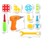 兒童DIY百變螺絲批 益智拼裝工具盒 (151件組件)-STEM玩具-Kidrise🧒🏻STEM香港教育玩具｜STEAM科學實驗玩具｜STEM幼兒教育玩具｜啟智早教玩具｜蒙特梭利教具