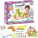 兒童DIY百變螺絲批 益智拼裝工具盒 (198件組件)-STEM玩具-Kidrise🧒🏻STEM香港教育玩具｜STEAM科學實驗玩具｜STEM幼兒教育玩具｜啟智早教玩具｜蒙特梭利教具