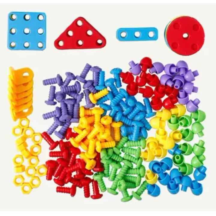 兒童DIY百變螺絲批 益智拼裝工具盒 (237件組件)-STEM玩具-Kidrise🧒🏻STEM香港教育玩具｜STEAM科學實驗玩具｜STEM幼兒教育玩具｜啟智早教玩具｜蒙特梭利教具