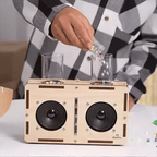 【加拿大直送】KiwiCo DIY 動能發光音箱 STEM 套裝 (運輸時間約需 10 至 14 個工作天)-STEM玩具-Kidrise🧒🏻STEM香港教育玩具｜STEAM科學實驗玩具｜STEM幼兒教育玩具｜啟智早教玩具｜蒙特梭利教具