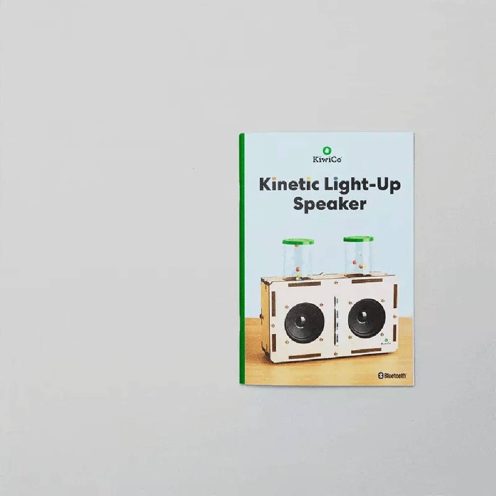 【加拿大直送】KiwiCo DIY 動能發光音箱 STEM 套裝 (運輸時間約需 10 至 14 個工作天)-STEM玩具-Kidrise🧒🏻STEM香港教育玩具｜STEAM科學實驗玩具｜STEM幼兒教育玩具｜啟智早教玩具｜蒙特梭利教具