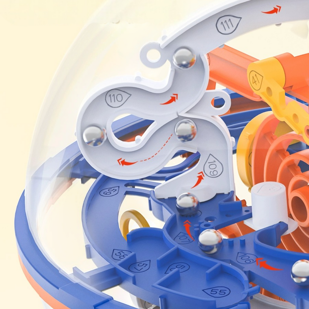 Kidrise 3D立體迷宮球（6-10歲｜自控力提升★難度5星｜超大號299關）-STEM玩具-Kidrise🧒🏻STEM香港教育玩具｜STEAM科學實驗玩具｜STEM幼兒教育玩具｜啟智早教玩具｜蒙特梭利教具