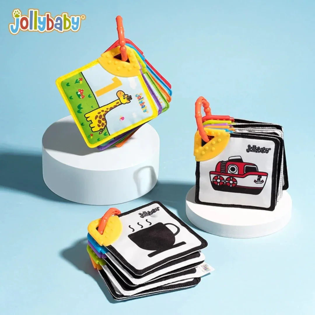 Jollybaby Newborn Baby Early Education Cloth Book Enlightenment Toy ...