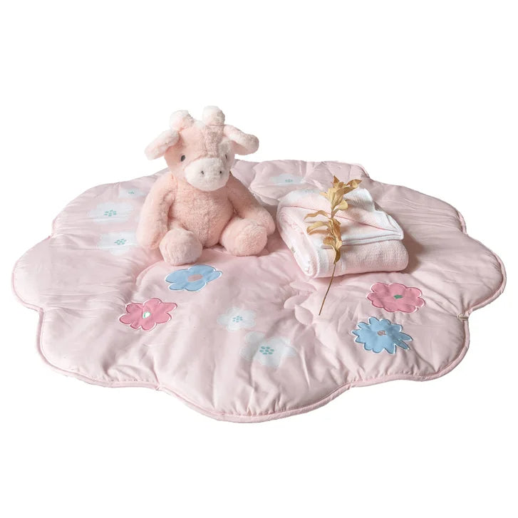 【加拿大直送】Piccolo Bambino 嬰兒豪華遊戲墊與毛氈公仔禮盒套裝 (運輸時間約需 10 至 14 個工作天) (Copy) 主圖