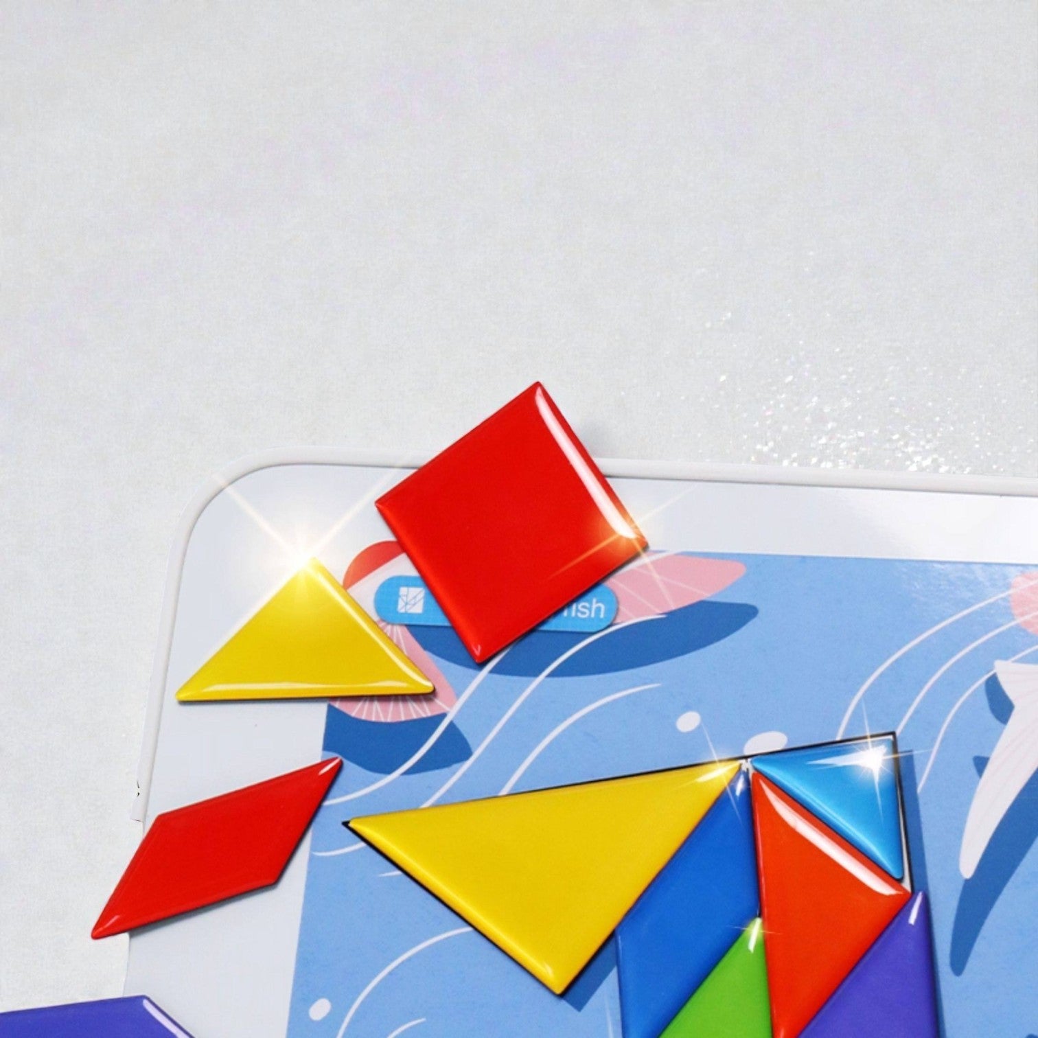 Pinwheel 豪華版磁力七巧板智力幾何拼圖 (4合1豪華套裝)-蒙特梭利玩具-Kidrise🧒🏻STEM香港教育玩具｜STEAM科學實驗玩具｜STEM幼兒教育玩具｜啟智早教玩具｜蒙特梭利教具