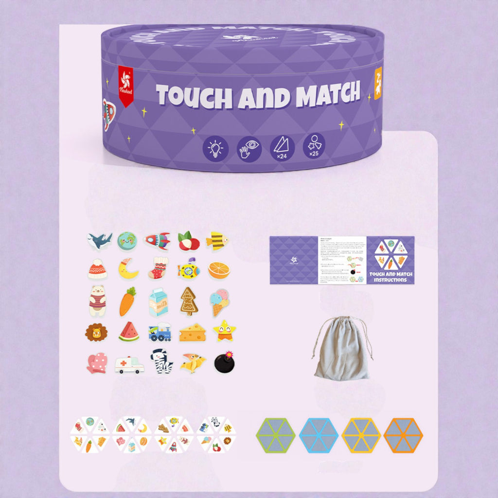 Pinwheel 觸感對對碰 — 蒙特梭利感統訓練教具-蒙特梭利玩具-Kidrise🧒🏻STEM香港教育玩具｜STEAM科學實驗玩具｜STEM幼兒教育玩具｜啟智早教玩具｜蒙特梭利教具