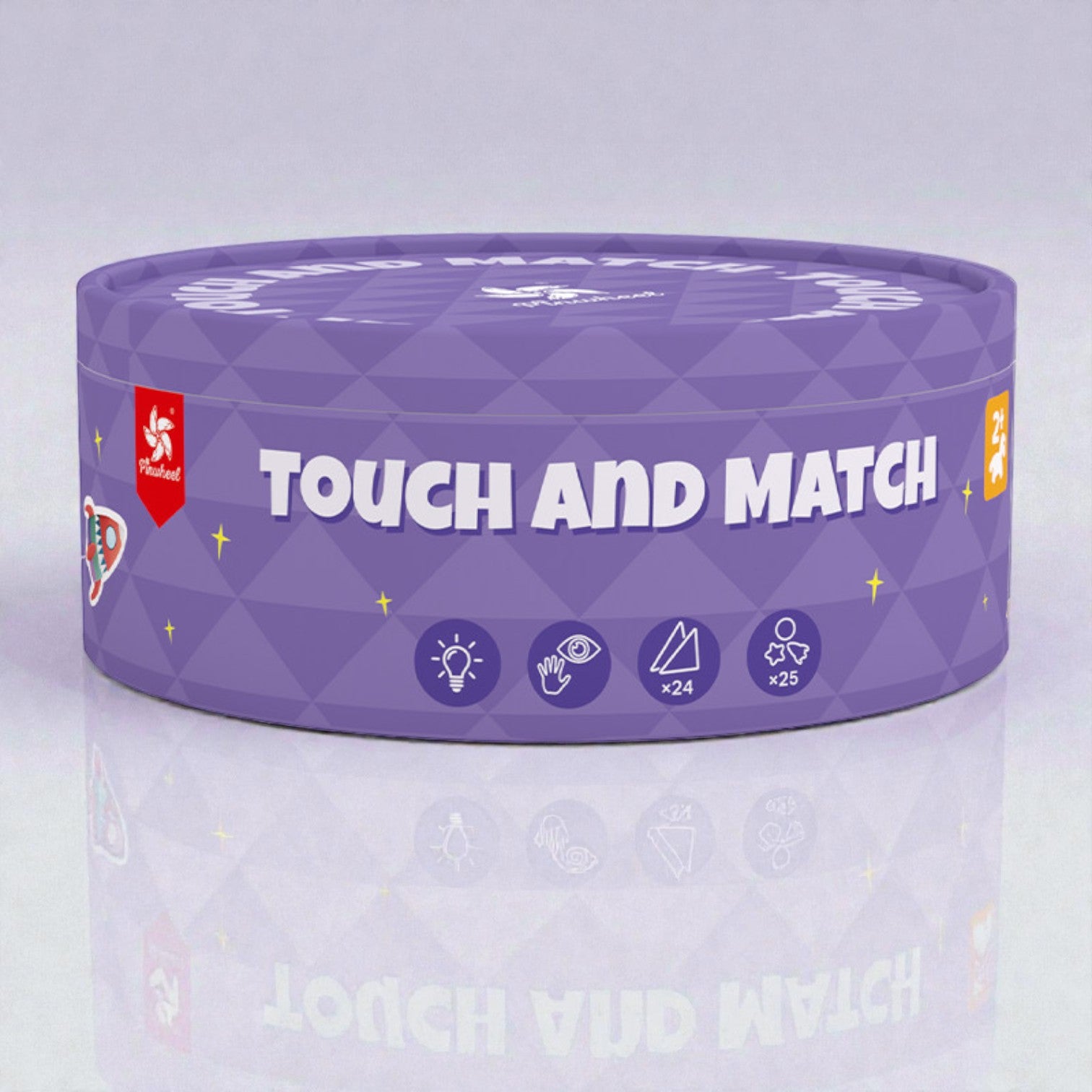 Pinwheel 觸感對對碰 — 蒙特梭利感統訓練教具-蒙特梭利玩具-Kidrise🧒🏻STEM香港教育玩具｜STEAM科學實驗玩具｜STEM幼兒教育玩具｜啟智早教玩具｜蒙特梭利教具