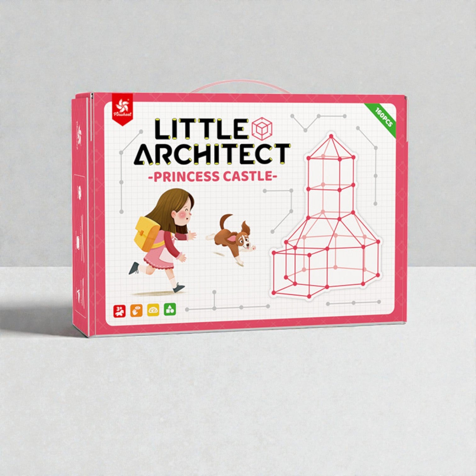 Pinwheel 小小幾何構建師-蒙特梭利玩具-Kidrise🧒🏻STEM香港教育玩具｜STEAM科學實驗玩具｜STEM幼兒教育玩具｜啟智早教玩具｜蒙特梭利教具