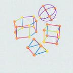 Pinwheel 小小幾何構建師-蒙特梭利玩具-Kidrise🧒🏻STEM香港教育玩具｜STEAM科學實驗玩具｜STEM幼兒教育玩具｜啟智早教玩具｜蒙特梭利教具