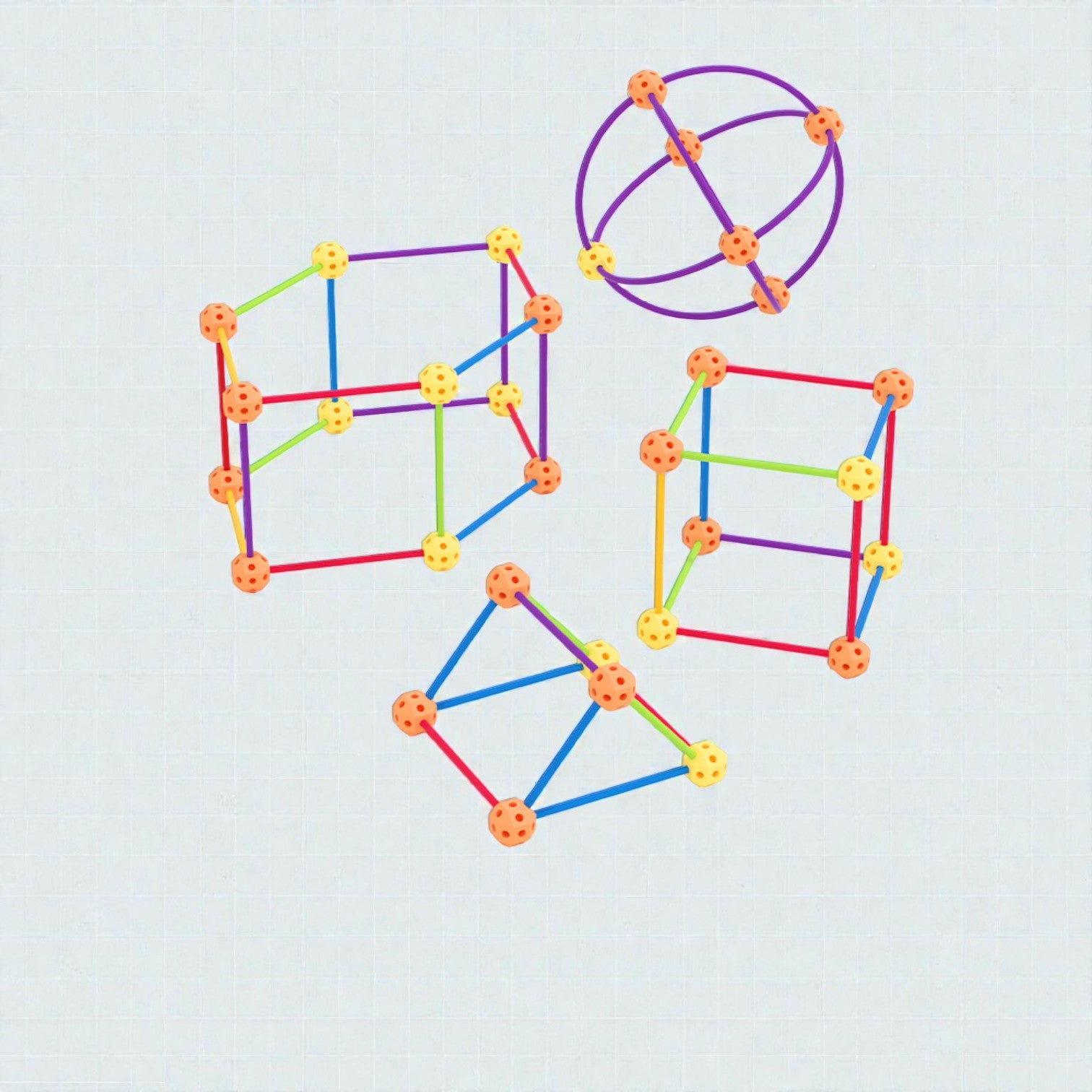 Pinwheel 小小幾何構建師-蒙特梭利玩具-Kidrise🧒🏻STEM香港教育玩具｜STEAM科學實驗玩具｜STEM幼兒教育玩具｜啟智早教玩具｜蒙特梭利教具