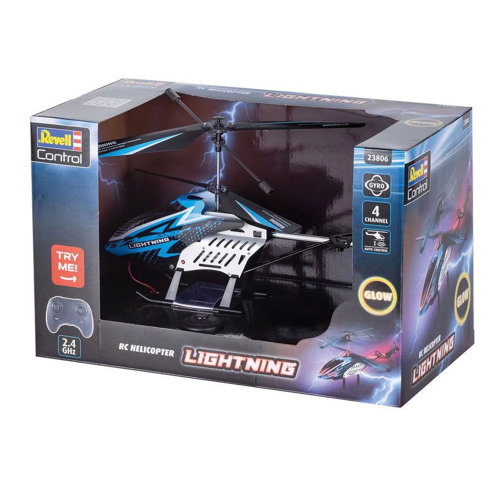 【加拿大直送】33cm 閃電遙控直升機 - 2.4GHz 全功能全機身 LED 燈效版 (運輸時間約需 10 至 14 個工作天)-STEM玩具-Kidrise🧒🏻STEM香港教育玩具｜STEAM科學實驗玩具｜STEM幼兒教育玩具｜啟智早教玩具｜蒙特梭利教具