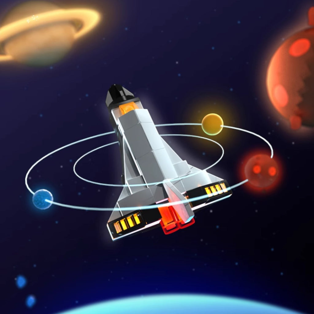 【觀塘自取】Kidrise太陽系拼圖積木玩具 (機械聯動｜手動可旋轉)-STEM玩具-Kidrise🧒🏻STEM香港教育玩具｜STEAM科學實驗玩具｜STEM幼兒教育玩具｜啟智早教玩具｜蒙特梭利教具