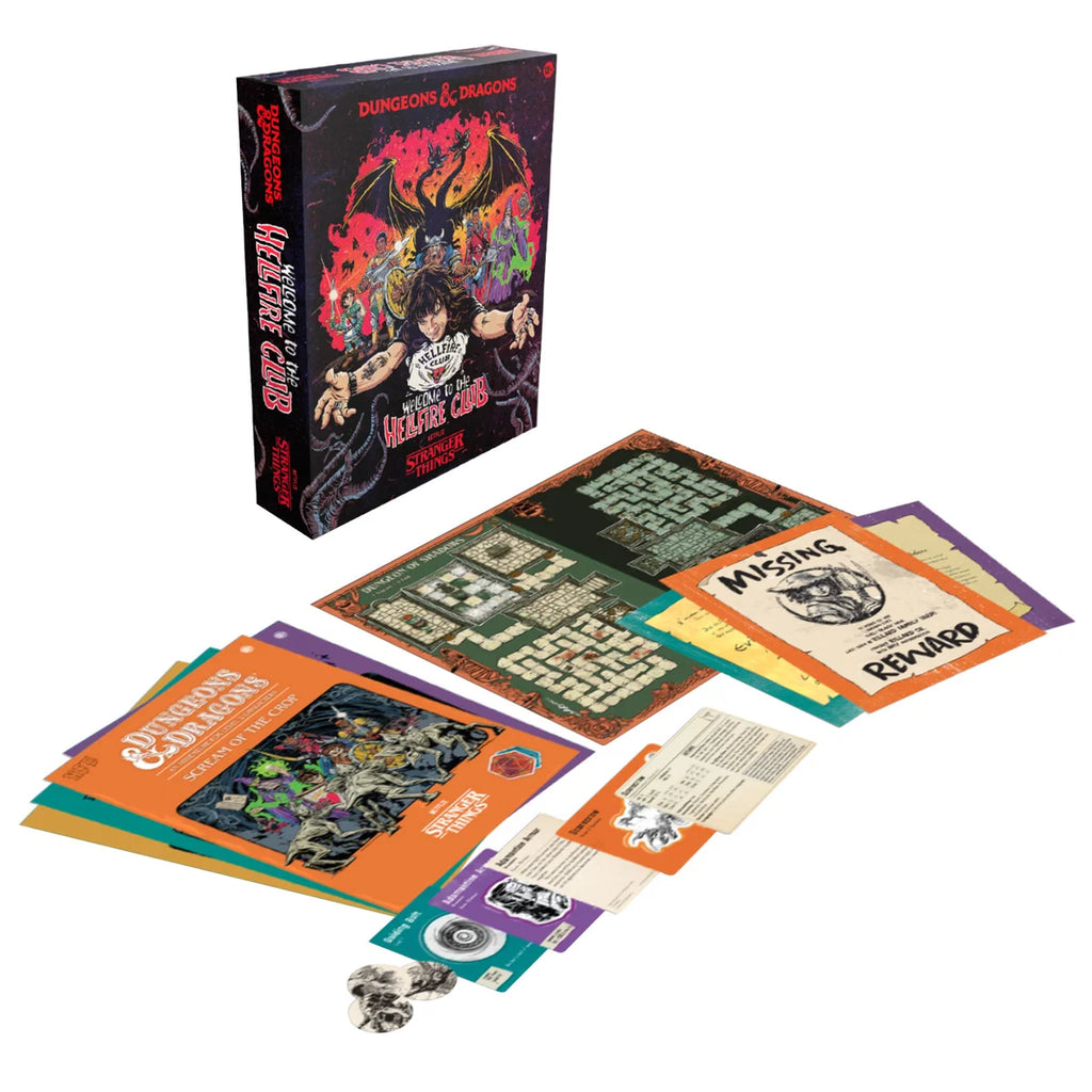 【加拿大直送】怪奇物語：歡迎來到地獄火俱樂部 | Stranger Things Dungeons & Dragons Adventure Game (運輸時間約需 10 至 14 個工作天)-玩具-Kidrise🧒🏻STEM香港教育玩具｜STEAM科學實驗玩具｜STEM幼兒教育玩具｜啟智早教玩具｜蒙特梭利教具