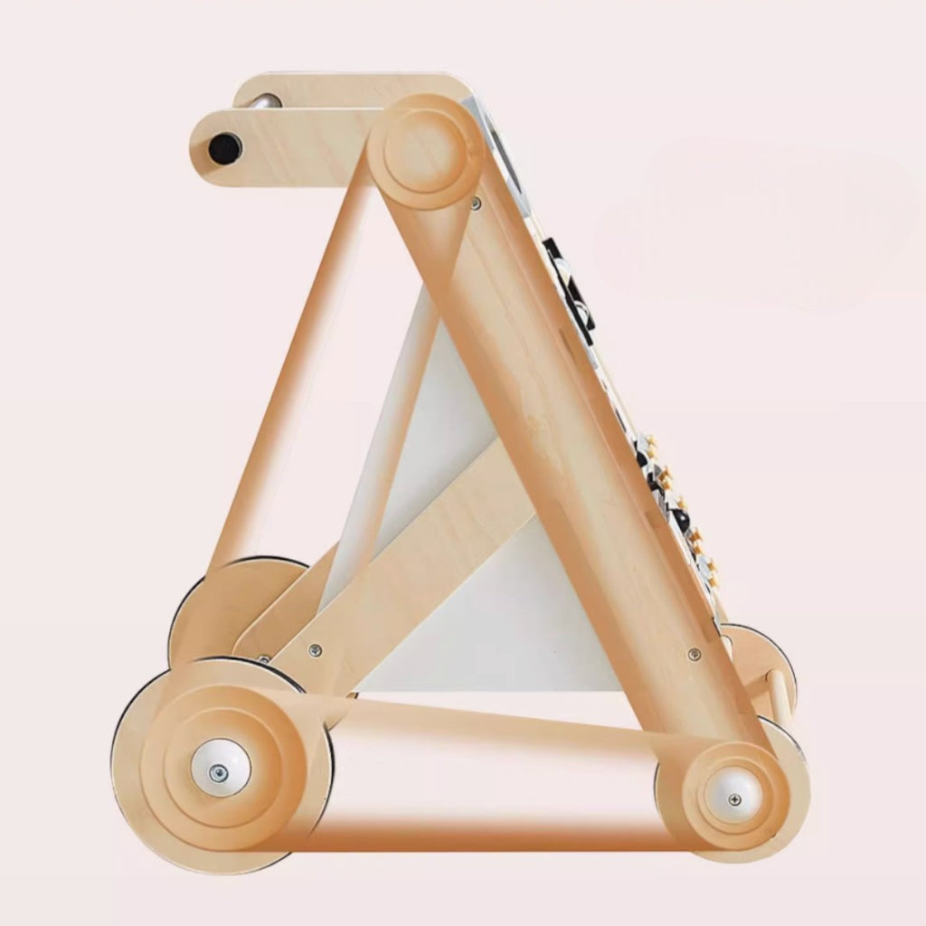 Asweets 實木多功能嬰兒學步車 (普通款 34.5 cm × 35 cm × 53.5 cm)-蒙特梭利玩具-Kidrise🧒🏻STEM香港教育玩具｜STEAM科學實驗玩具｜STEM幼兒教育玩具｜啟智早教玩具｜蒙特梭利教具