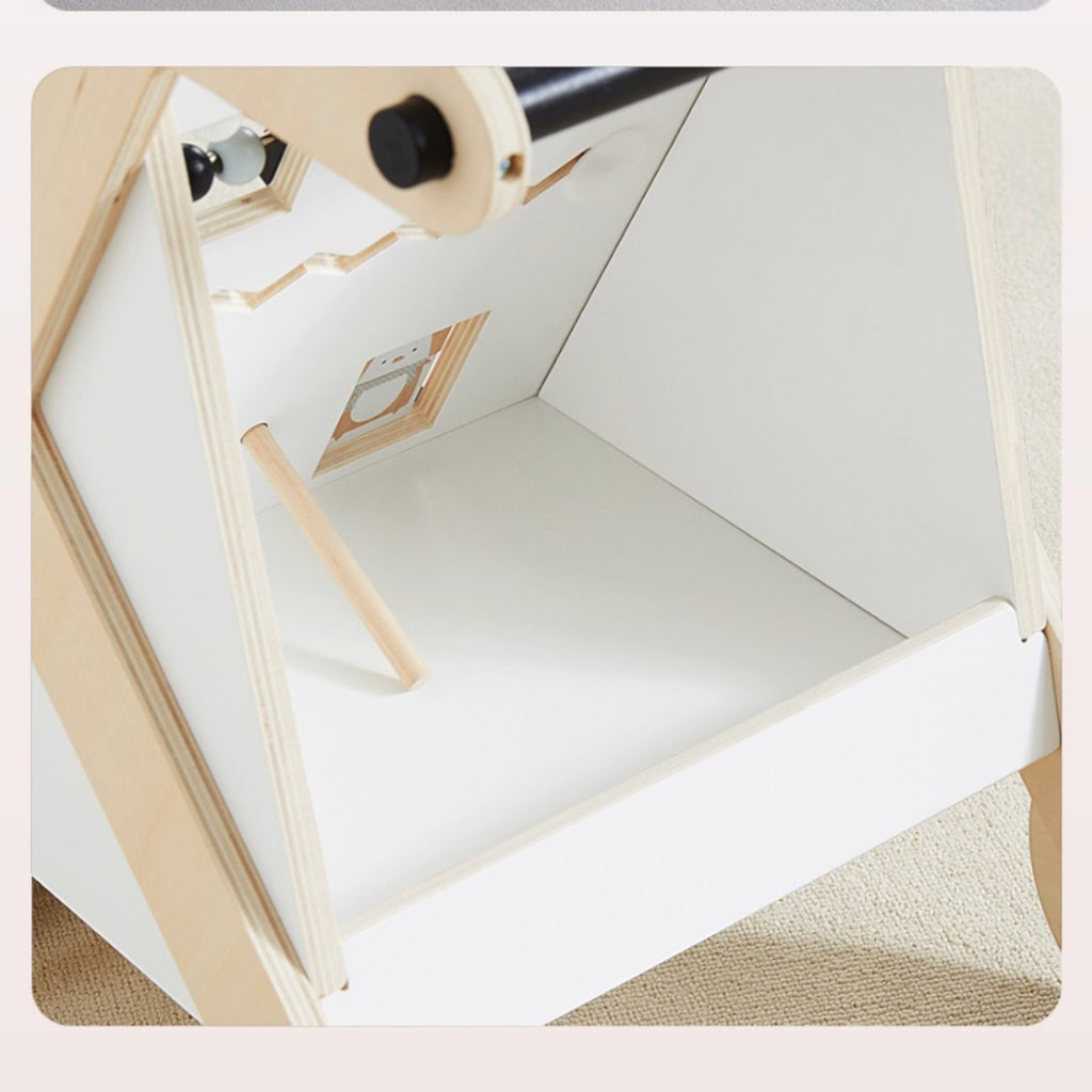 Asweets 實木多功能嬰兒學步車 (普通款 34.5 cm × 35 cm × 53.5 cm)-蒙特梭利玩具-Kidrise🧒🏻STEM香港教育玩具｜STEAM科學實驗玩具｜STEM幼兒教育玩具｜啟智早教玩具｜蒙特梭利教具