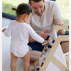 Asweets 實木多功能嬰兒學步車 (普通款 34.5 cm × 35 cm × 53.5 cm)-蒙特梭利玩具-Kidrise🧒🏻STEM香港教育玩具｜STEAM科學實驗玩具｜STEM幼兒教育玩具｜啟智早教玩具｜蒙特梭利教具