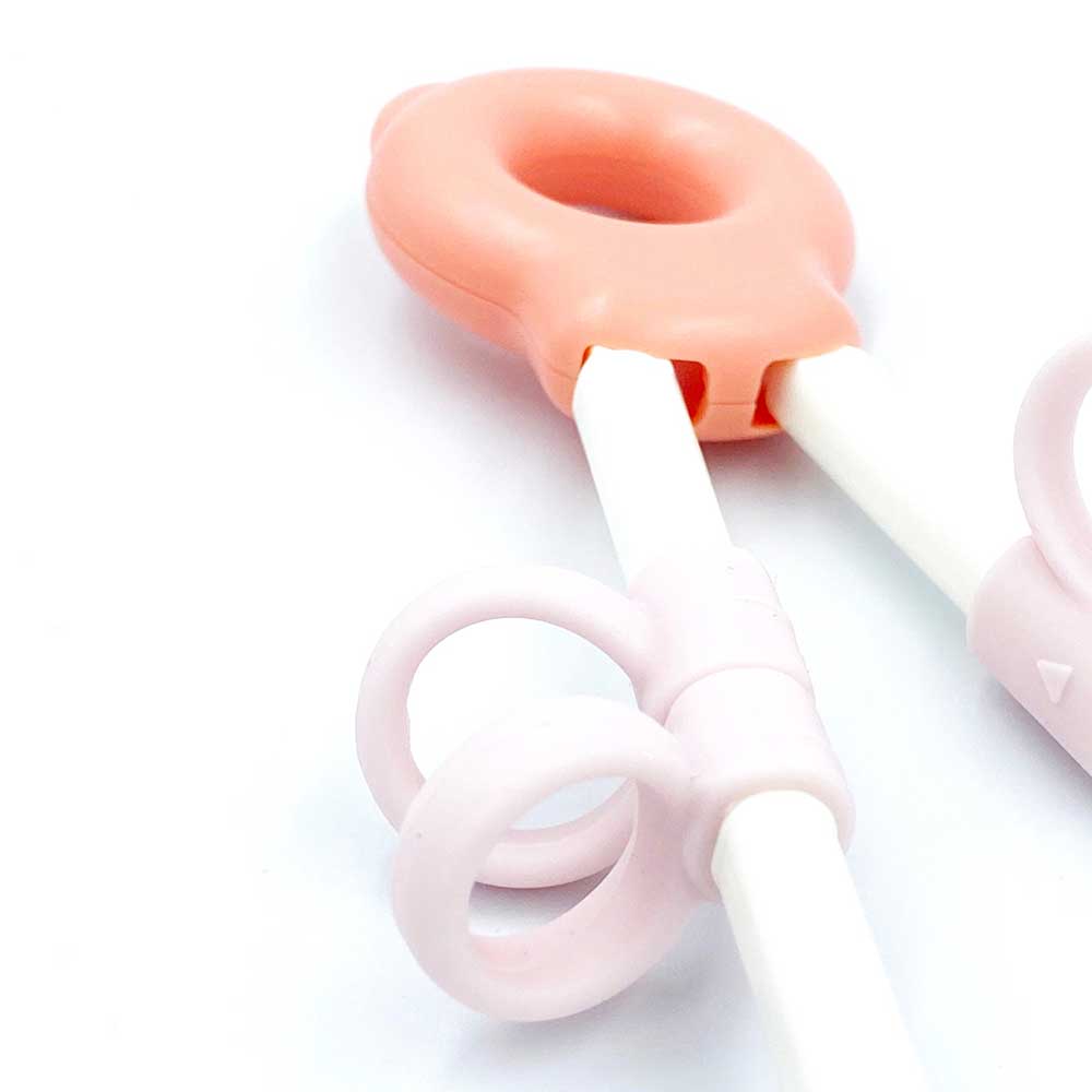 habbitory 小熊學習筷子｜粉紅-日常生活-Kidrise🧒🏻STEM香港教育玩具｜STEAM科學實驗玩具｜STEM幼兒教育玩具｜啟智早教玩具｜蒙特梭利教具