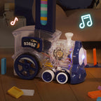 Domino🚂骨牌接龍小火車STEM套裝(120塊)-STEM玩具-Kidrise🧒🏻STEM香港教育玩具｜STEAM科學實驗玩具｜STEM幼兒教育玩具｜啟智早教玩具｜蒙特梭利教具