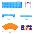 Giromag彩窗磁力片🧲搭建軌道積木小車🚗97件套裝-STEM玩具-Kidrise🧒🏻STEM香港教育玩具｜STEAM科學實驗玩具｜STEM幼兒教育玩具｜啟智早教玩具｜蒙特梭利教具