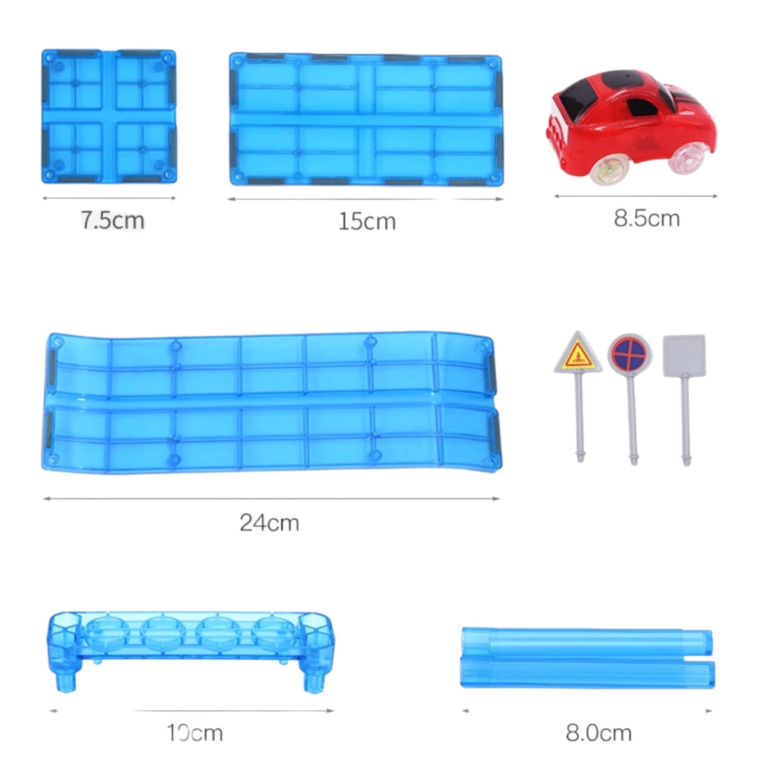 Giromag彩窗磁力片🧲搭建軌道積木小車🚗97件套裝-STEM玩具-Kidrise🧒🏻STEM香港教育玩具｜STEAM科學實驗玩具｜STEM幼兒教育玩具｜啟智早教玩具｜蒙特梭利教具