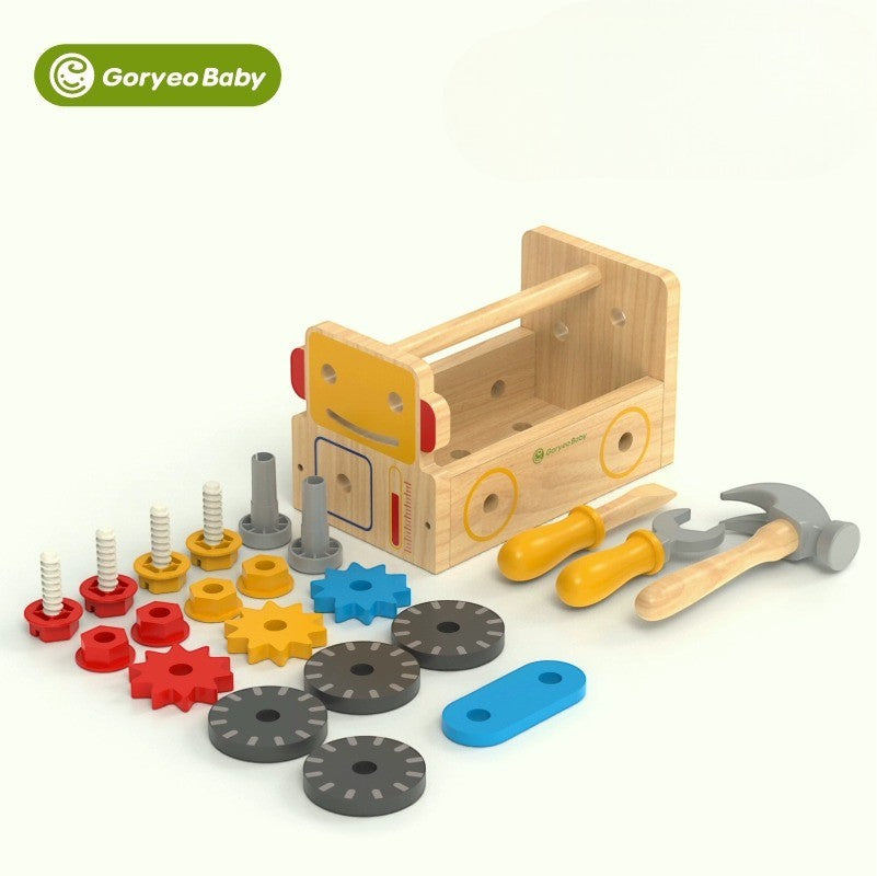 【觀塘自取】Goryeo Baby蒙特梭利仿真手拆裝擰螺絲組合-蒙特梭利玩具-Kidrise🧒🏻STEM香港教育玩具｜STEAM科學實驗玩具｜STEM幼兒教育玩具｜啟智早教玩具｜蒙特梭利教具
