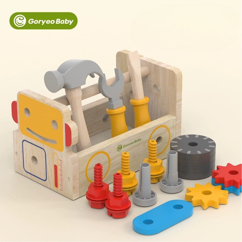 【觀塘自取】Goryeo Baby蒙特梭利仿真手拆裝擰螺絲組合-蒙特梭利玩具-Kidrise🧒🏻STEM香港教育玩具｜STEAM科學實驗玩具｜STEM幼兒教育玩具｜啟智早教玩具｜蒙特梭利教具