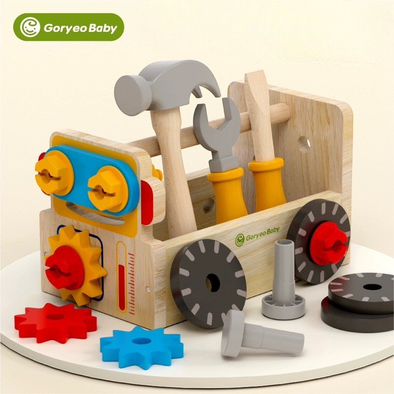 【觀塘自取】Goryeo Baby蒙特梭利仿真手拆裝擰螺絲組合-蒙特梭利玩具-Kidrise🧒🏻STEM香港教育玩具｜STEAM科學實驗玩具｜STEM幼兒教育玩具｜啟智早教玩具｜蒙特梭利教具