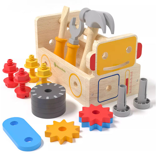 【觀塘自取】Goryeo Baby蒙特梭利仿真手拆裝擰螺絲組合-蒙特梭利玩具-Kidrise🧒🏻STEM香港教育玩具｜STEAM科學實驗玩具｜STEM幼兒教育玩具｜啟智早教玩具｜蒙特梭利教具