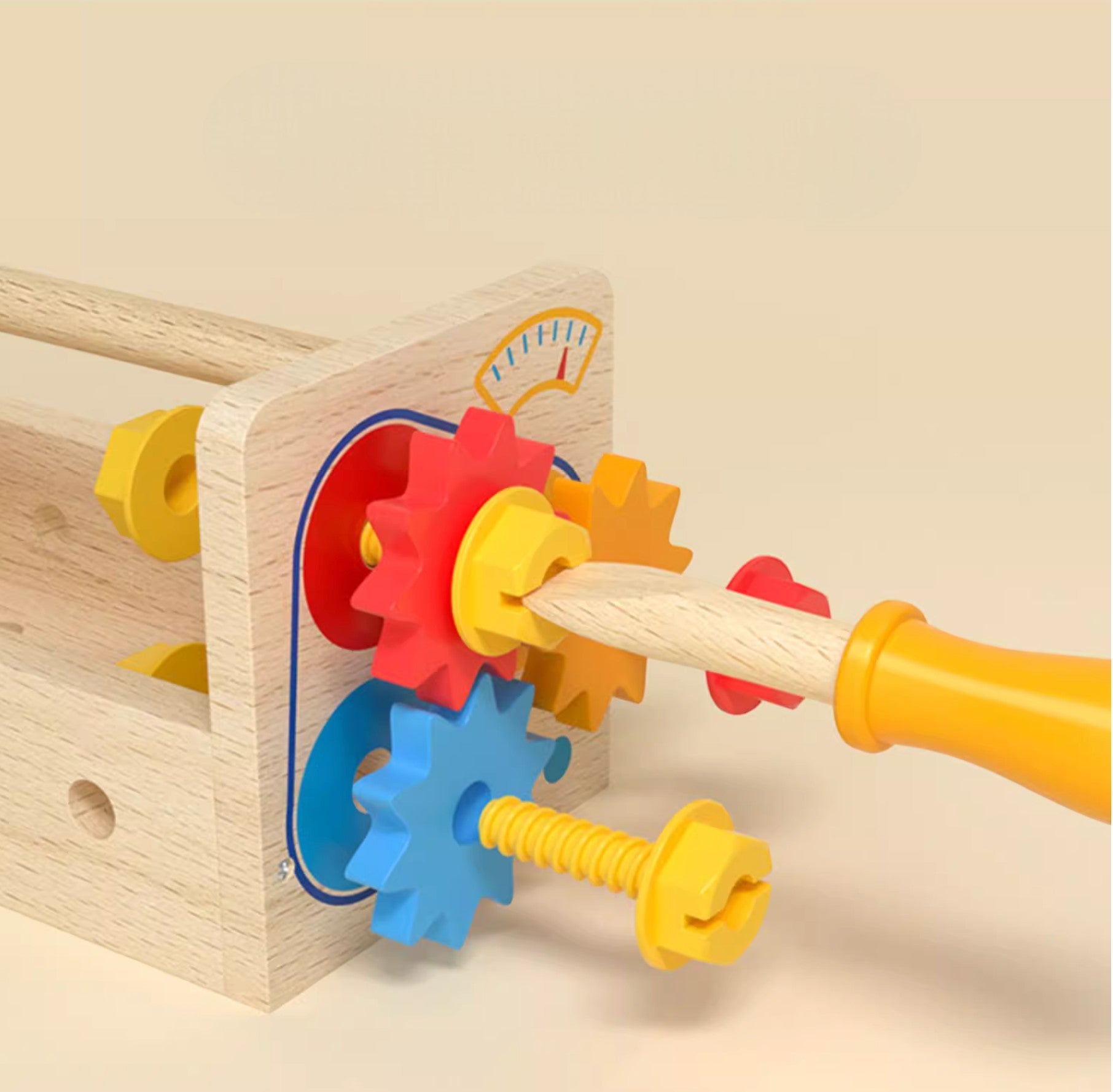 【觀塘自取】Goryeo Baby蒙特梭利仿真手拆裝擰螺絲組合-蒙特梭利玩具-Kidrise🧒🏻STEM香港教育玩具｜STEAM科學實驗玩具｜STEM幼兒教育玩具｜啟智早教玩具｜蒙特梭利教具