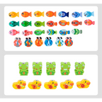 Goryeo Baby 兒童益智磁性釣魚玩具 木質早教數字字母認知積木