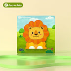 Goryeo Baby 蒙特梭利木質 3D 立體拼圖 幼童早教益智積木手抓板