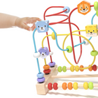Goryeo Baby 蒙特梭利木質繞珠 幼童早教益智積木玩具 (訓練手眼協調)