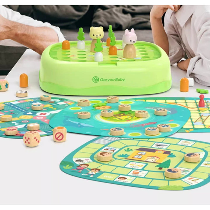 Goryeo Baby 桌游寶盒9IN1親子桌遊遊戲-蒙特梭利玩具-Kidrise🧒🏻STEM香港教育玩具｜STEAM科學實驗玩具｜STEM幼兒教育玩具｜啟智早教玩具｜蒙特梭利教具