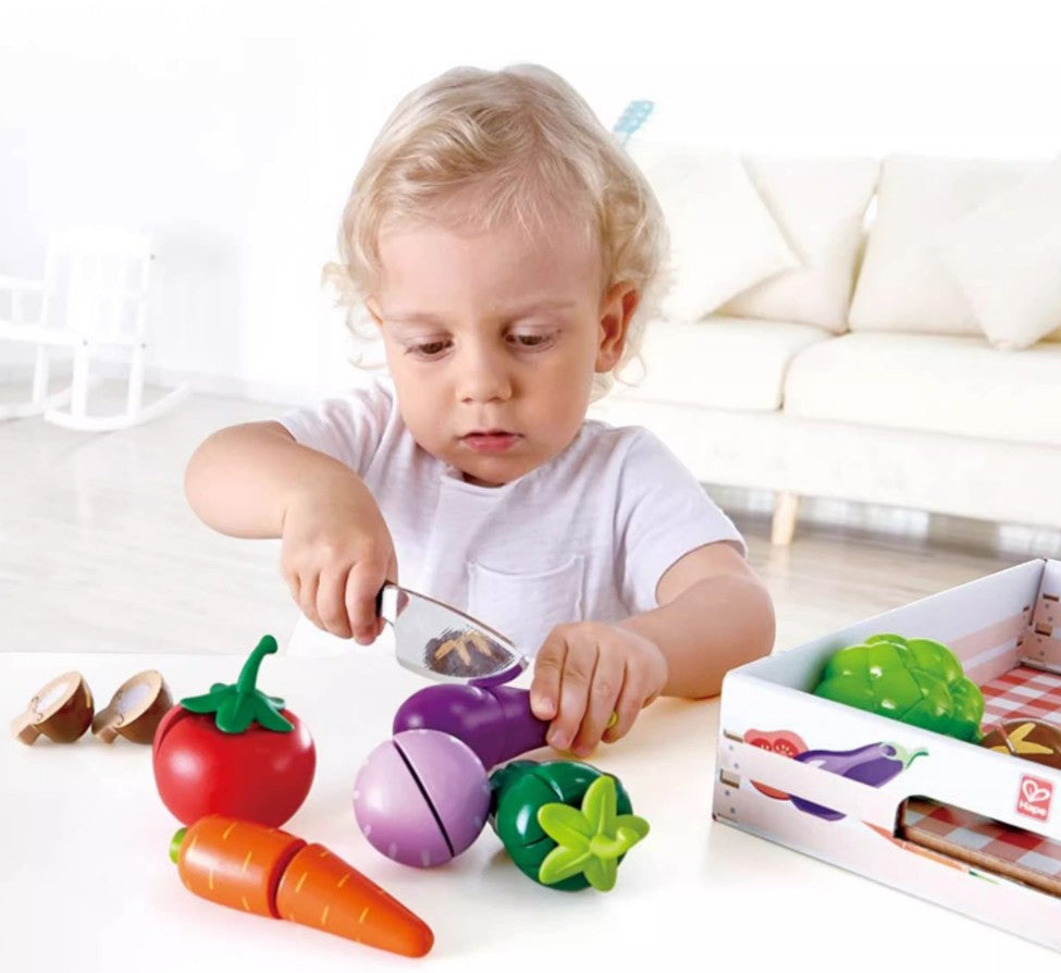 Hape E3161 廚房玩具 — 田園時蔬切切樂-STEM玩具-Kidrise🧒🏻STEM香港教育玩具｜STEAM科學實驗玩具｜STEM幼兒教育玩具｜啟智早教玩具｜蒙特梭利教具