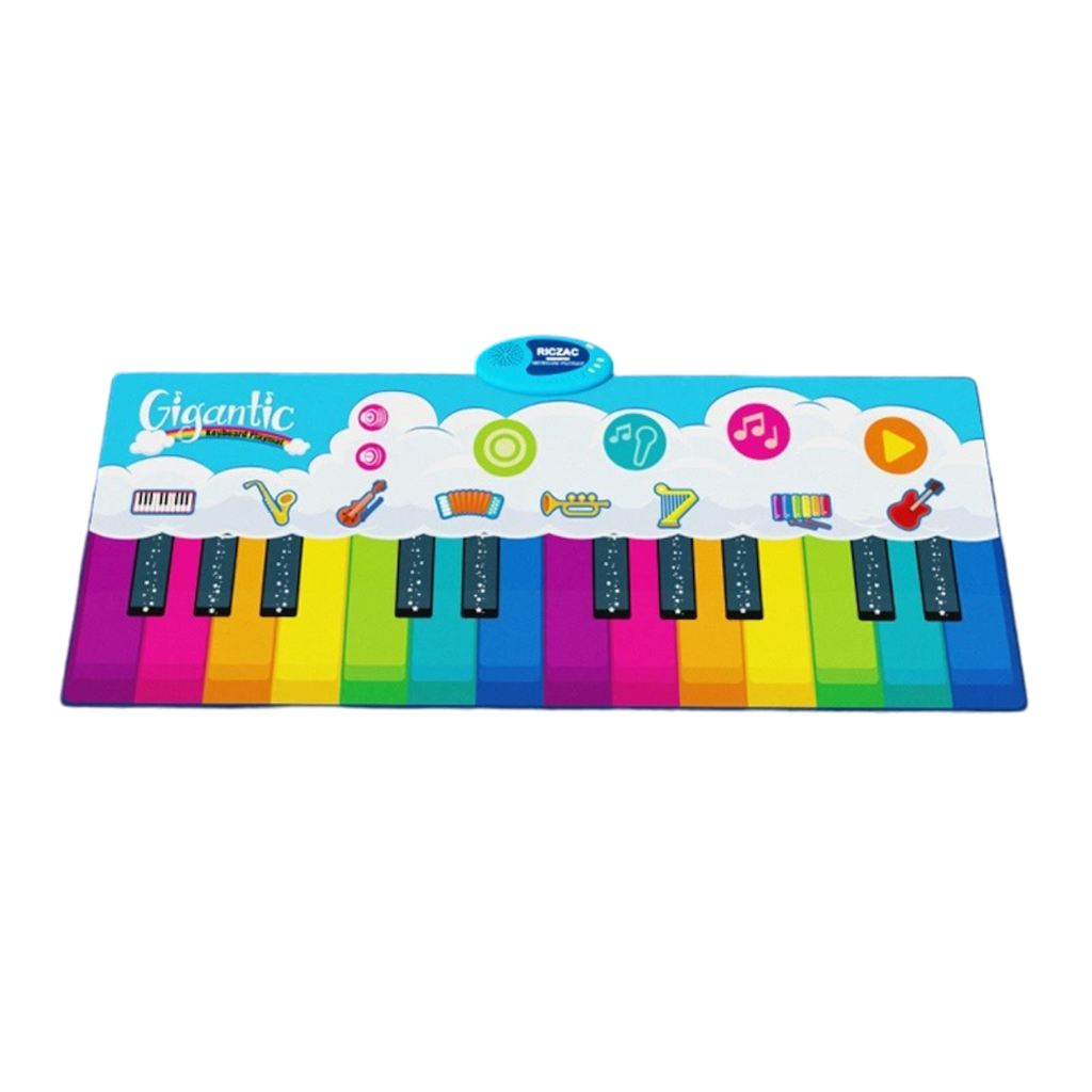德國RICZAC腳踏彈琴發聲音樂地毯 (S細碼｜8種樂器)-STEM玩具-Kidrise🧒🏻STEM香港教育玩具｜STEAM科學實驗玩具｜STEM幼兒教育玩具｜啟智早教玩具｜蒙特梭利教具