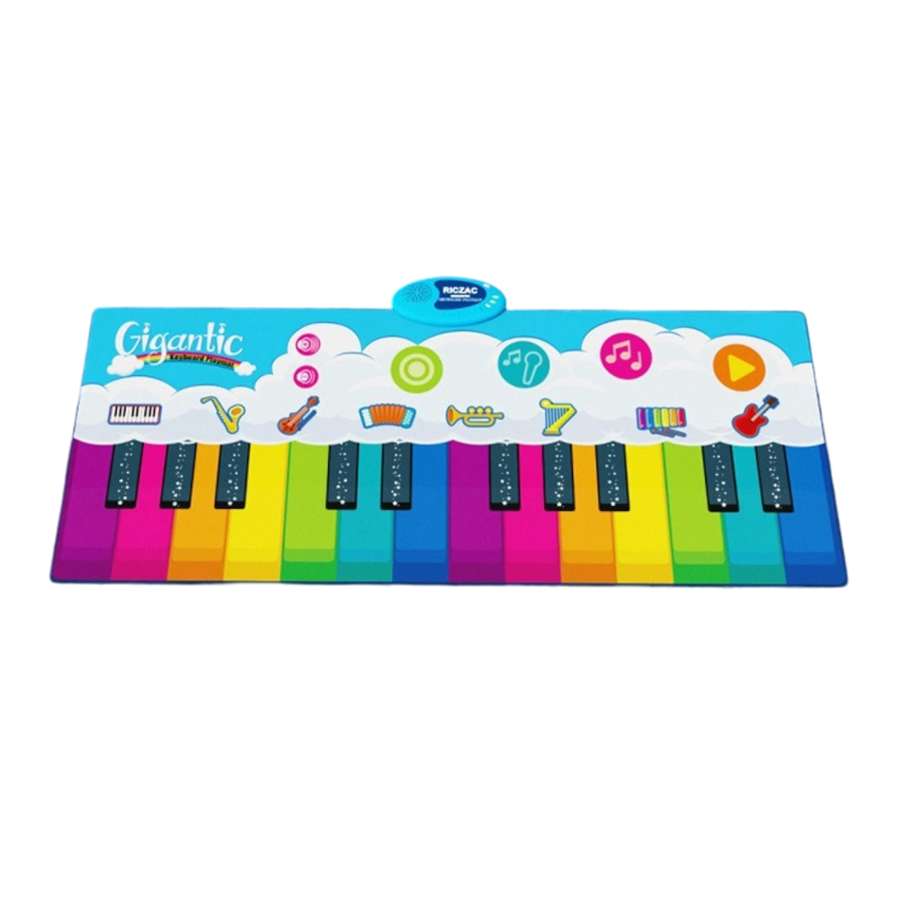 德國RICZAC腳踏彈琴發聲音樂地毯 (S細碼｜8種樂器)-STEM玩具-Kidrise🧒🏻STEM香港教育玩具｜STEAM科學實驗玩具｜STEM幼兒教育玩具｜啟智早教玩具｜蒙特梭利教具