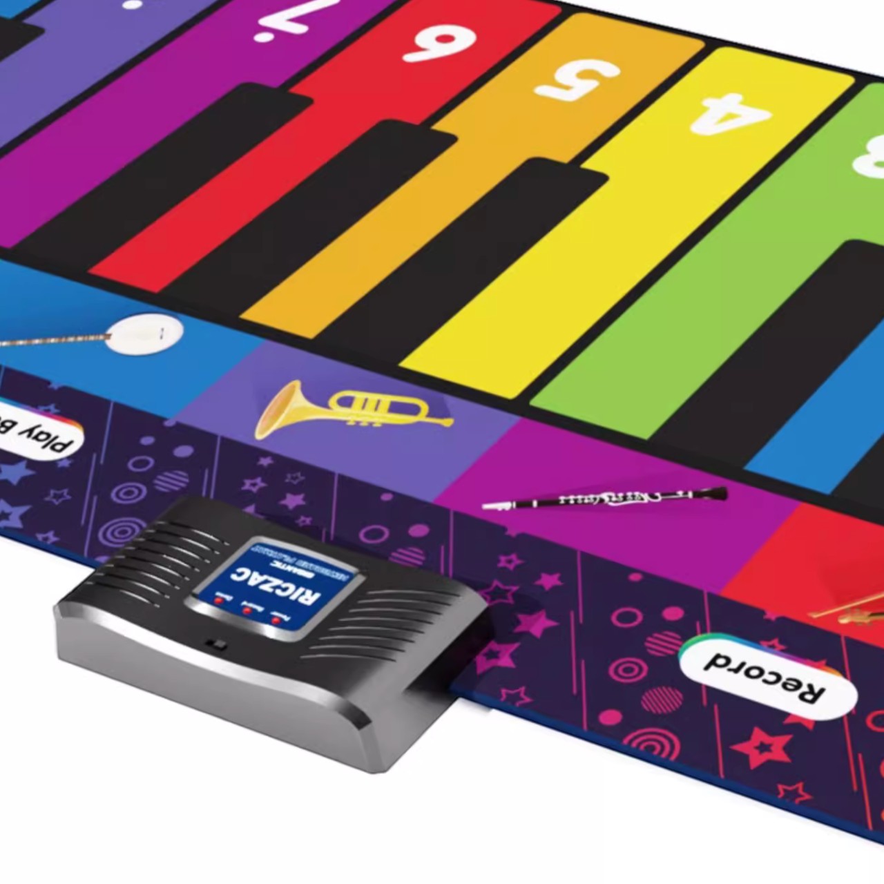 德國RICZAC腳踏彈琴發聲音樂地毯 (L大碼｜8種樂器)-STEM玩具-Kidrise🧒🏻STEM香港教育玩具｜STEAM科學實驗玩具｜STEM幼兒教育玩具｜啟智早教玩具｜蒙特梭利教具