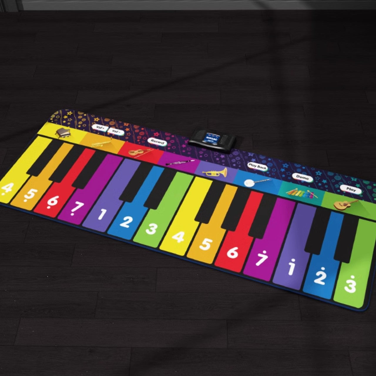 Germany's RICZAC pedal piano music carpet (L large size | 8 musical instruments) Secondary image