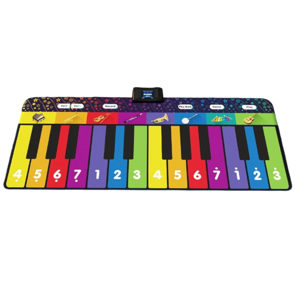 德國RICZAC腳踏彈琴發聲音樂地毯 (L大碼｜8種樂器)-STEM玩具-Kidrise🧒🏻STEM香港教育玩具｜STEAM科學實驗玩具｜STEM幼兒教育玩具｜啟智早教玩具｜蒙特梭利教具