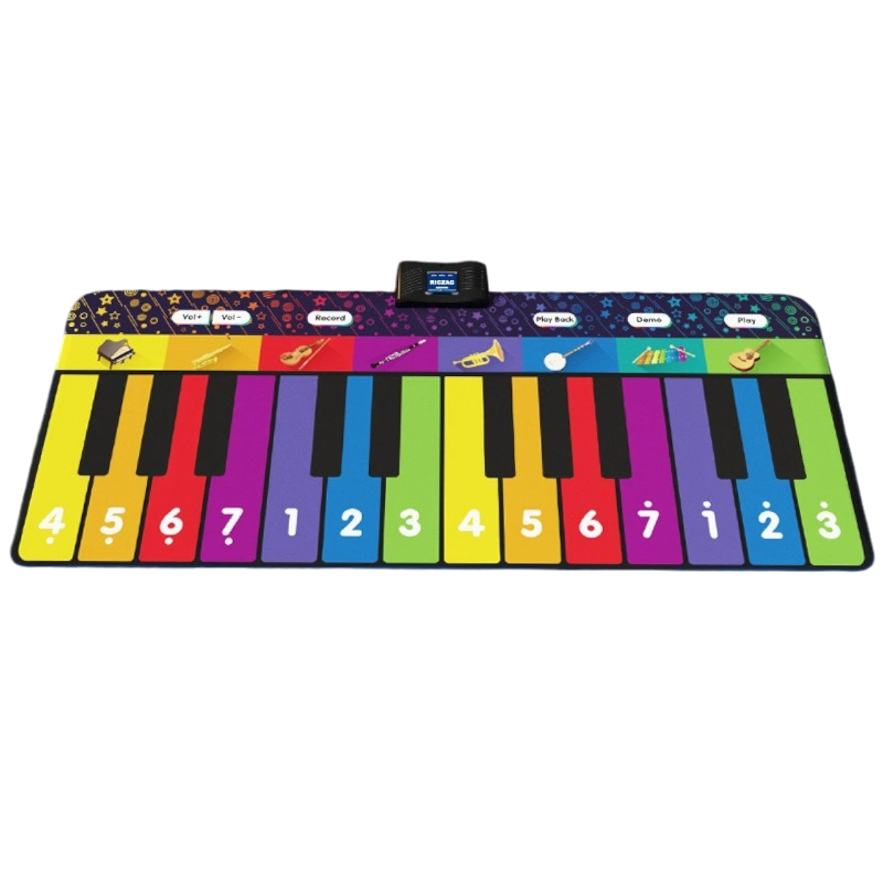 德國RICZAC腳踏彈琴發聲音樂地毯 (L大碼｜8種樂器)-STEM玩具-Kidrise🧒🏻STEM香港教育玩具｜STEAM科學實驗玩具｜STEM幼兒教育玩具｜啟智早教玩具｜蒙特梭利教具