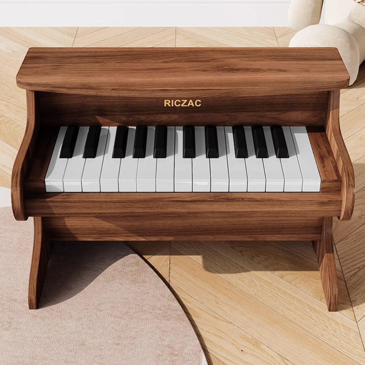 德國RICZAC 初學木質小鋼琴25鍵木質電子鋼琴-STEM玩具-Kidrise🧒🏻STEM香港教育玩具｜STEAM科學實驗玩具｜STEM幼兒教育玩具｜啟智早教玩具｜蒙特梭利教具
