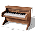 德國RICZAC 初學木質小鋼琴25鍵木質電子鋼琴-STEM玩具-Kidrise🧒🏻STEM香港教育玩具｜STEAM科學實驗玩具｜STEM幼兒教育玩具｜啟智早教玩具｜蒙特梭利教具