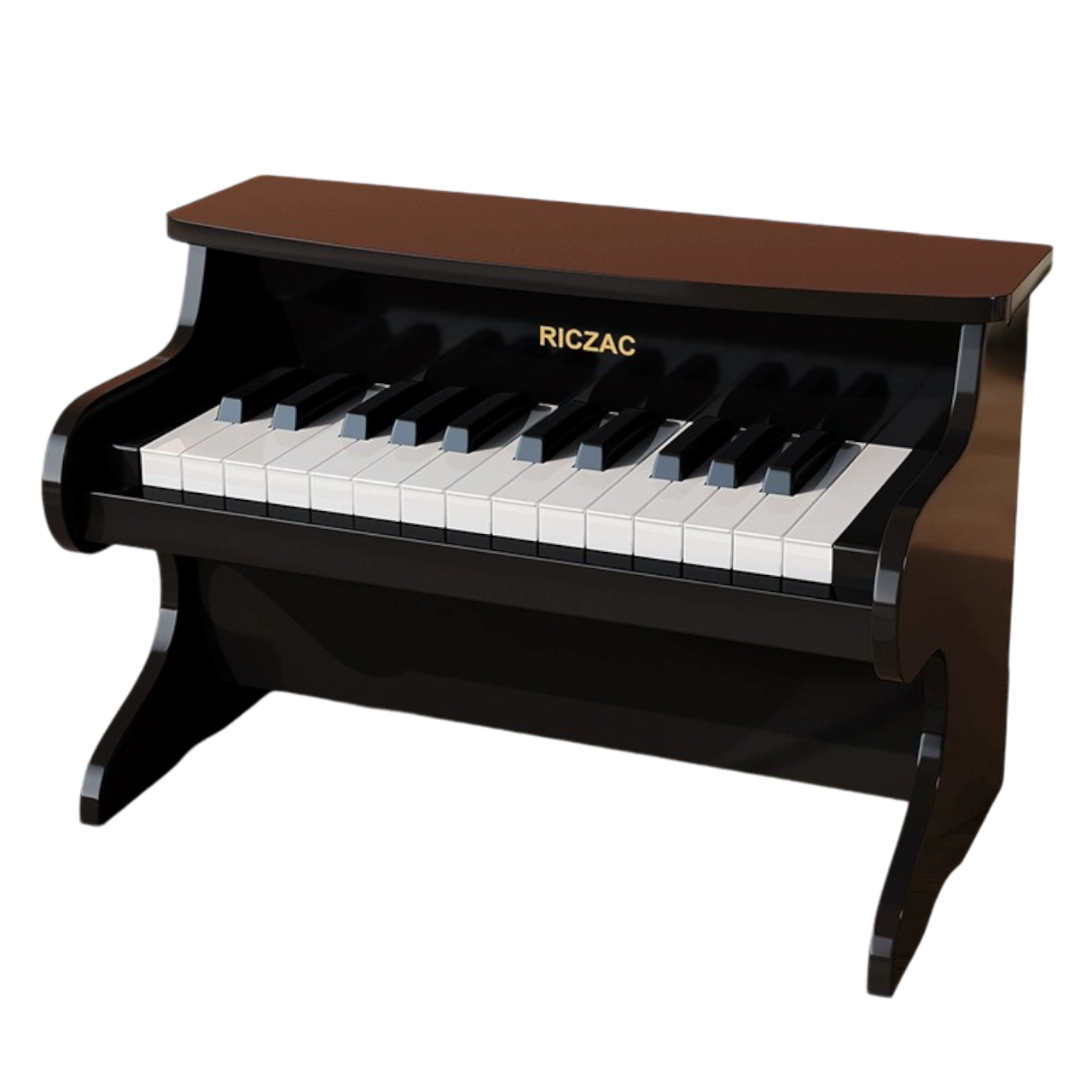 【觀塘自取】德國RICZAC 初學木質小鋼琴25鍵木質電子鋼琴(黑色)-STEM玩具-Kidrise🧒🏻STEM香港教育玩具｜STEAM科學實驗玩具｜STEM幼兒教育玩具｜啟智早教玩具｜蒙特梭利教具
