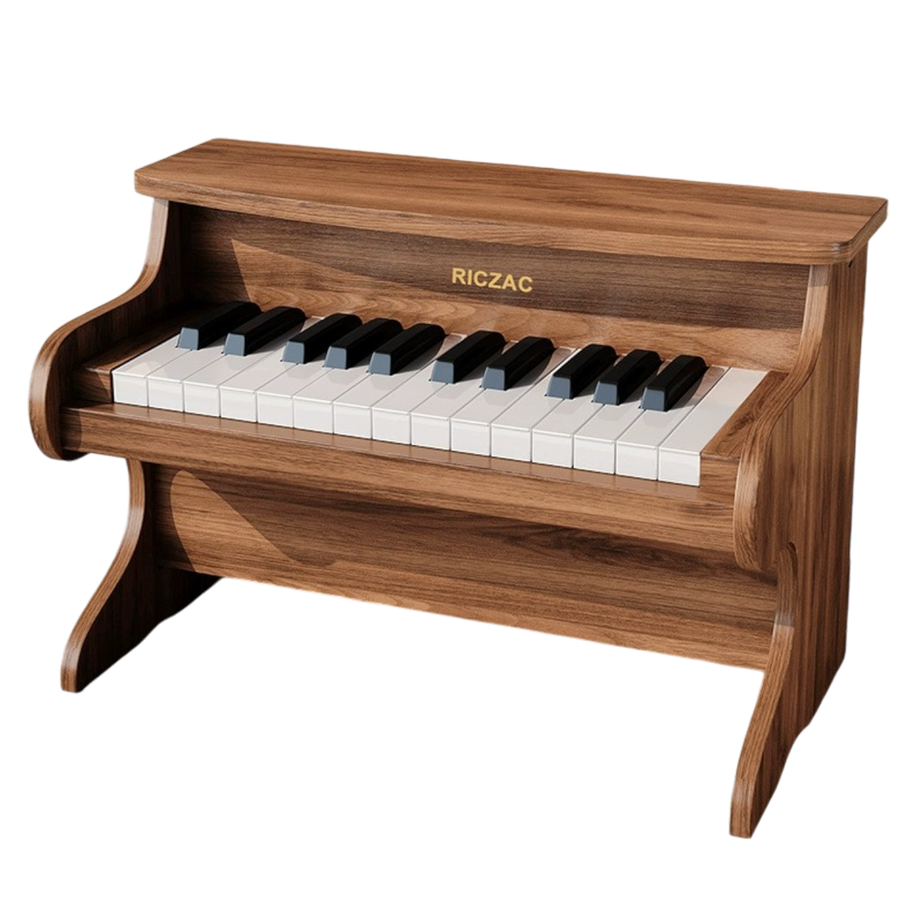 德國RICZAC 初學木質小鋼琴25鍵木質電子鋼琴-STEM玩具-Kidrise🧒🏻STEM香港教育玩具｜STEAM科學實驗玩具｜STEM幼兒教育玩具｜啟智早教玩具｜蒙特梭利教具