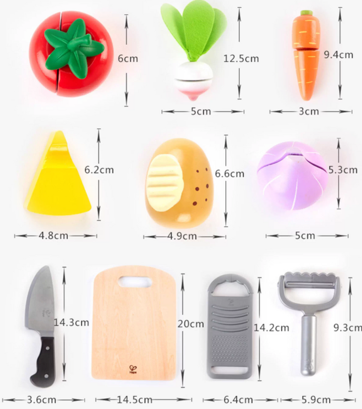 Hape E3154廚房切刨工具🍴食物STEM玩具套裝-STEM玩具-Kidrise🧒🏻STEM香港教育玩具｜STEAM科學實驗玩具｜STEM幼兒教育玩具｜啟智早教玩具｜蒙特梭利教具