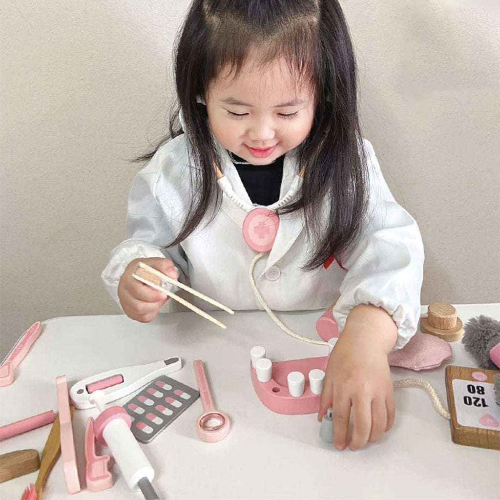 Goryeo Baby 小醫生角色扮演仿真醫療玩具套裝-蒙特梭利玩具-Kidrise🧒🏻STEM香港教育玩具｜STEAM科學實驗玩具｜STEM幼兒教育玩具｜啟智早教玩具｜蒙特梭利教具