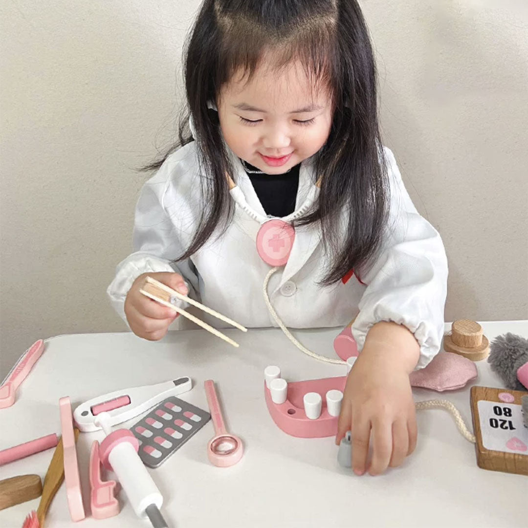 Goryeo Baby 小醫生角色扮演仿真醫療玩具套裝-蒙特梭利玩具-Kidrise🧒🏻STEM香港教育玩具｜STEAM科學實驗玩具｜STEM幼兒教育玩具｜啟智早教玩具｜蒙特梭利教具